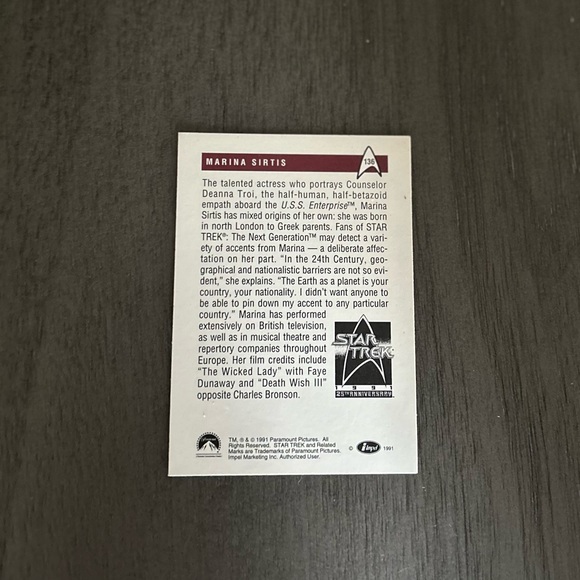 Marina Sirtis Star Trek The Next Generation Auto - Picture 2 of 2